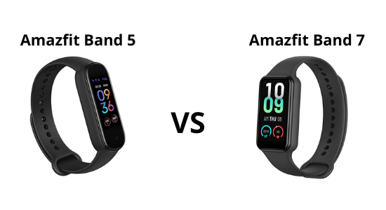 Amazfit Band 7 Vs Band 5 Decoding The Differences Display, Battery, Budget